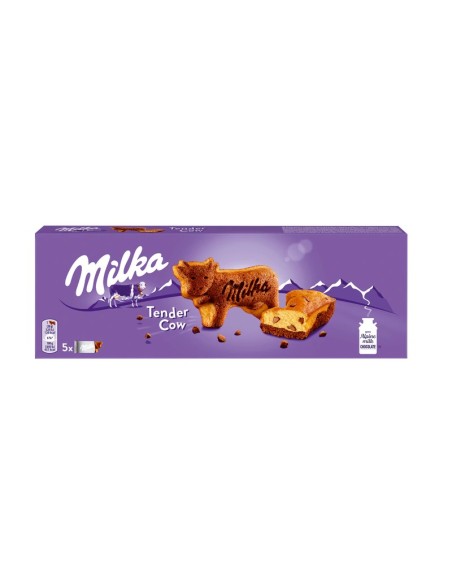 Gâteau aux pépites de chocolat au lait en forme de vache 140g 5 pieces